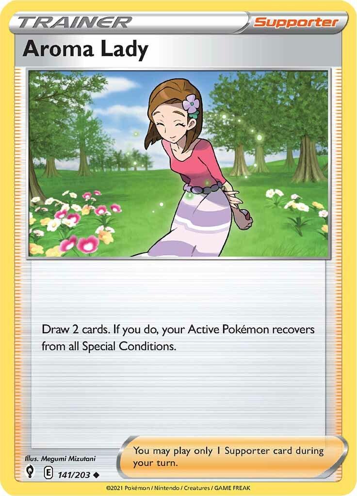 Aroma Lady #141 Pokemon Evolving Skies