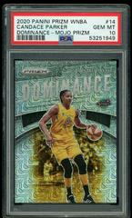 Candace Parker [Prizm Mojo] Basketball Cards 2020 Panini Prizm WNBA Dominance Prices