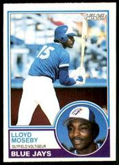 Lloyd Moseby #124 Baseball Cards 1983 O Pee Chee Prices