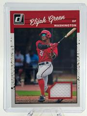 Elija Green #90M-EG Baseball Cards 2023 Panini Donruss Retro 1990 Materials Prices