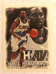 Cedric Henderson #152 Basketball Cards 1998 Hoops Prices
