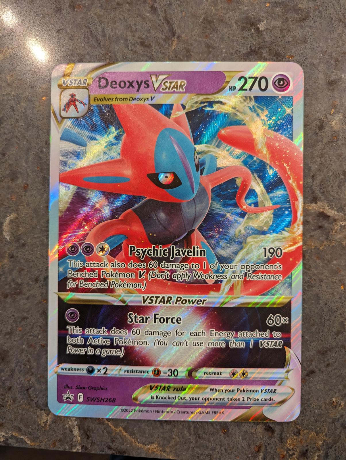 Deoxys VSTAR [Jumbo] #SWSH268 Pokemon Promo