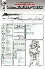 Dungeons & Dragons: A Darkened Wish [Character Sheet] #3 (2019) Comic Books Dungeons & Dragons: A Darkened Wish Prices