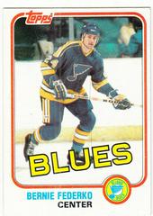 Bernie Federko Hockey Cards 1981 Topps Prices