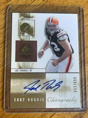 Joe Thomas [Autograph] Football Cards 2007 SP Chirography Prices