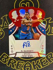 RJ Barrett [Red] #CR-RJB Basketball Cards 2019 Panini Crown Royale Rookie Autographs Prices