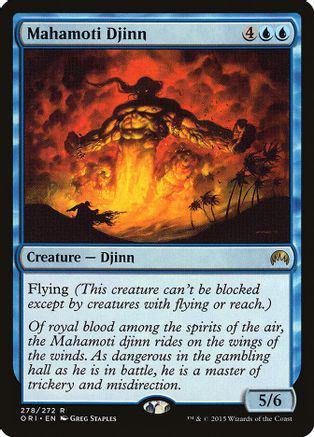 Mahamoti Djinn [Foil] Magic Magic Origins