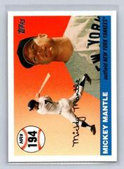 Mickey Mantle #194 Baseball Cards 2006 Topps Mantle Home Run History Prices