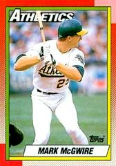 Mark McGwire Baseball Cards 1990 Topps Prices