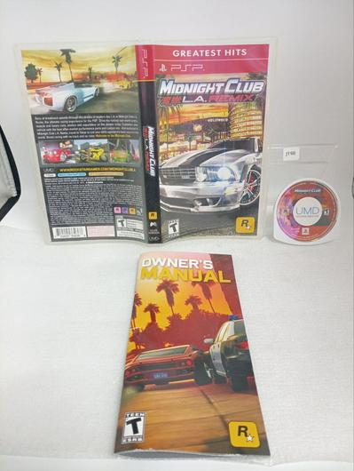Midnight Club LA Remix Sur Sony PSP – Version Française (VF) – Jeu En Loose – Bon état