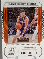 Devin Booker #13 Basketball Cards 2022 Panini Contenders Game Night Ticket Prices