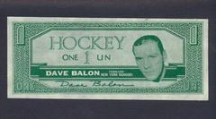 Dave Balon Hockey Cards 1962 Topps Hockey Bucks Prices