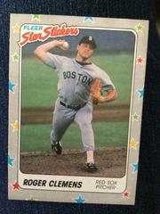 Roger Clemens #7 Baseball Cards 1988 Fleer Star Stickers Prices