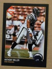 Anthony Miller Football Cards 1992 Collector's Edge Prices