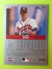 Reverse | Mark Wohlers Baseball Cards 1993 Classic Best