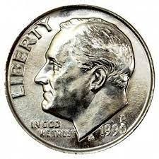 1990 P Coins Roosevelt Dime Prices
