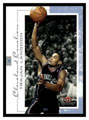 Trajan Langdon #9 Basketball Cards 2000 Fleer Genuine Prices