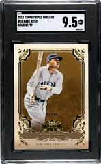 Babe Ruth [Gold] #10 Baseball Cards 2013 Topps Triple Threads Prices