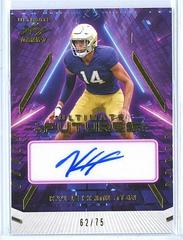 Kyle Hamilton [Gold] #UF-KH1 Football Cards 2022 Leaf Ultimate Draft Futures Autographs Prices