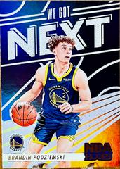 Brandin Podziemski [Holo] #34 Basketball Cards 2023 Panini Hoops We Got Next Prices
