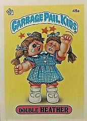 Double HEATHER [Glossy] 1985 Garbage Pail Kids Prices
