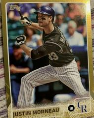 Justin Morneau [Gold] #657 Baseball Cards 2015 Topps Prices