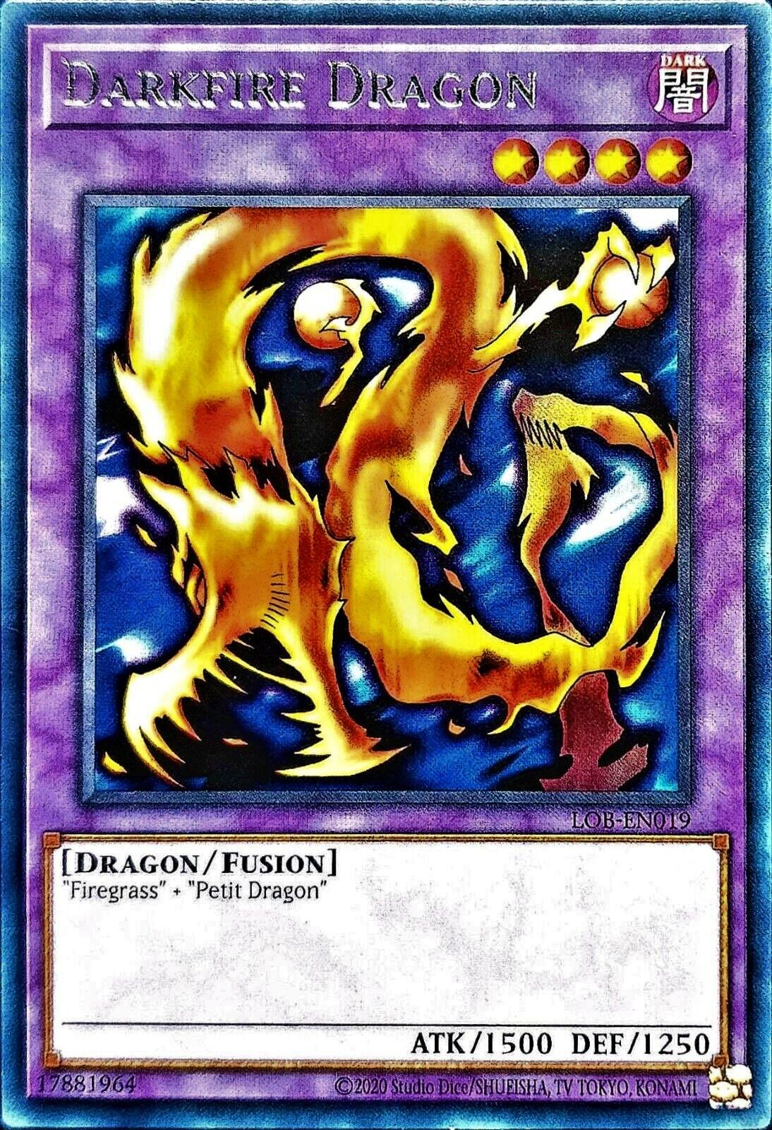 Darkfire Dragon LOB-EN019 YuGiOh Legend of Blue Eyes White Dragon: 25th Anniversary