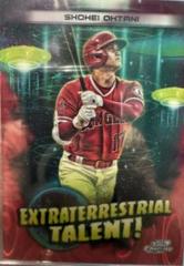 Shohei Ohtani [Red Flare] #ET-9 Baseball Cards 2023 Topps Cosmic Chrome Extraterrestrial Talent Prices
