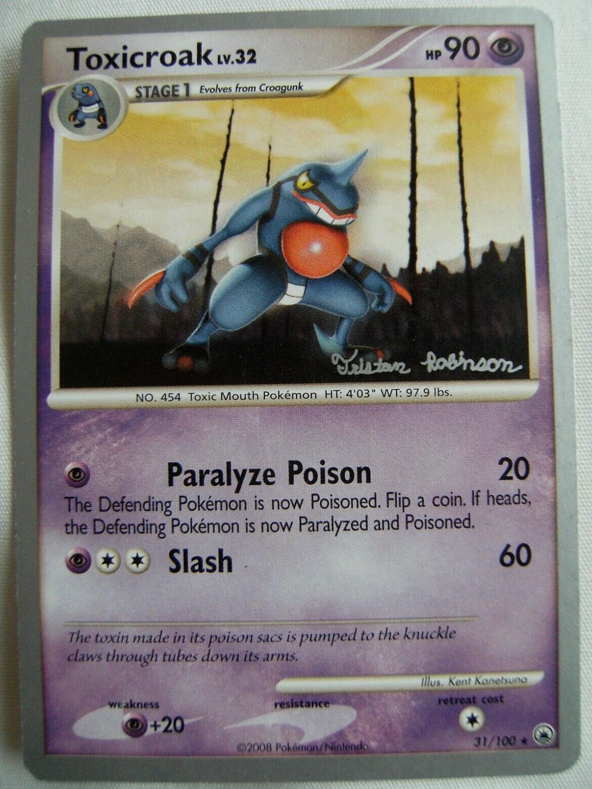 Toxicroak #31 Pokemon World Championships 2008