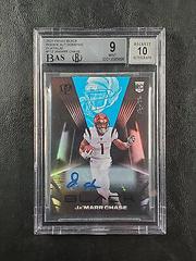 Ja'Marr Chase [Autograph Sapphire] #112 Football Cards 2021 Panini Black Prices