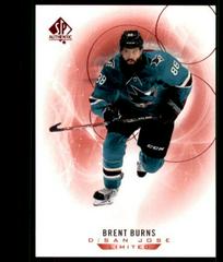 Brent Burns [Limited Red] Hockey Cards 2020 SP Authentic Prices