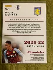 #4 | Jacob Ramsey[bronze] Soccer Cards 2021 Panini Chronicles Premier League