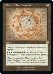 Door to Nothingness [Schematic] Magic Brother's War Retro Artifacts Prices