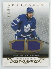Auston Matthews [Material Gold] Hockey Cards 2021 Upper Deck Artifacts Prices