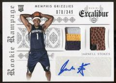 Jarnell Stokes Basketball Cards 2014 Panini Excalibur Rookie Rampage Autograph Patch Prices