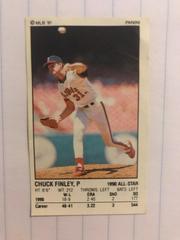 Chuck Finley #135 Baseball Cards 1991 Panini Stickers Prices