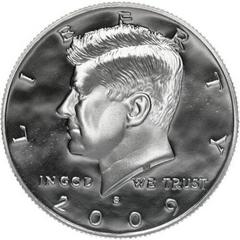2009 S [CLAD PROOF] Coins Kennedy Half Dollar Prices