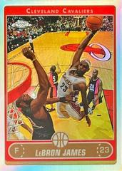 LeBron James [Refractor] Basketball Cards 2006 Topps Chrome Prices