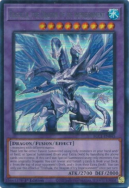 Trishula, the Dragon of Icy Imprisonment BLC1-EN045 YuGiOh Battles of Legend: Chapter 1