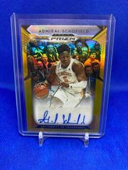 Admiral Schofield [Gold Vinyl] #42 Basketball Cards 2019 Panini Prizm Draft Picks Autographs Prices