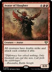 Avatar of Slaughter #206 Magic Commander Masters Prices