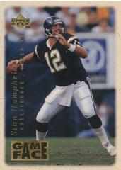 Stan Humphries Football Cards 1996 Upper Deck Game Face Prices