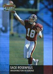 Sage Rosenfels #164 Football Cards 2001 Bowman's Best Prices