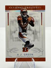 A.J. Green [Holo Silver] #22 Football Cards 2016 Panini National Treasures Prices