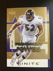 Ray Lewis [Gold] Football Cards 2003 Upper Deck Finite Prices