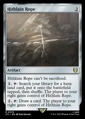 Hithlain Rope Magic Lord of the Rings Commander Prices