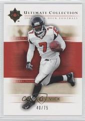 Michael Vick [Gold] #3 Football Cards 2004 Upper Deck Ultimate Collection Prices