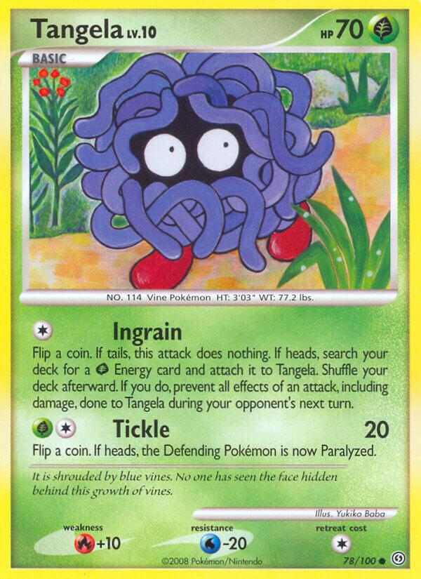 Tangela #78 Pokemon Stormfront