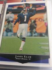 Jason Elam Football Cards 1999 Upper Deck Victory Prices