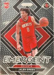 Jalen Green Basketball Cards 2021 Panini Prizm Emergent Prices